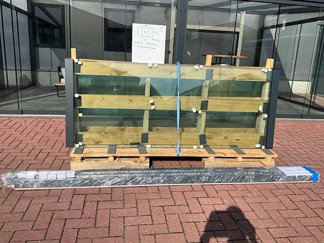 Set glaspanelen 90x225 helder (3x) - afbeelding 4 van  10