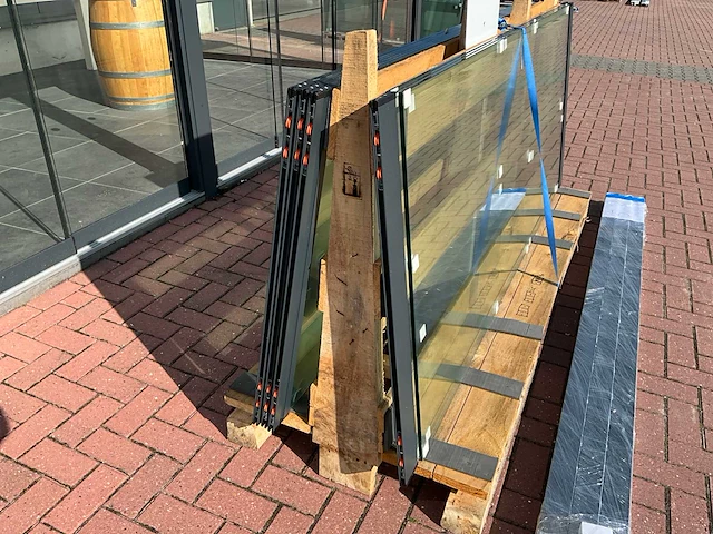 Set glaspanelen 90x225 helder (3x) - afbeelding 6 van  10