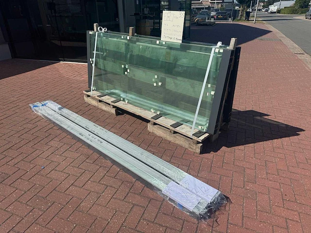 Set glaspanelen 90x230 helder (4x3) - afbeelding 3 van  9