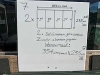 Set glaspanelen 90x235 helder (2x) - afbeelding 4 van  12