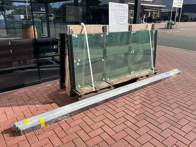 Set glaspanelen 90x235 helder (2x) - afbeelding 8 van  12