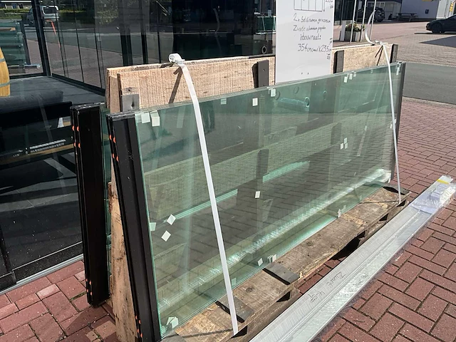 Set glaspanelen 90x235 helder (2x) - afbeelding 9 van  12