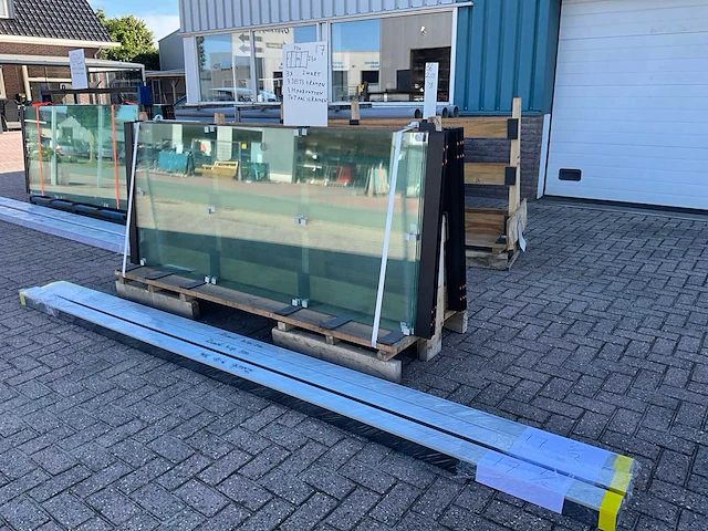 Set glaspanelen 94x230 helder (3x) - afbeelding 5 van  11