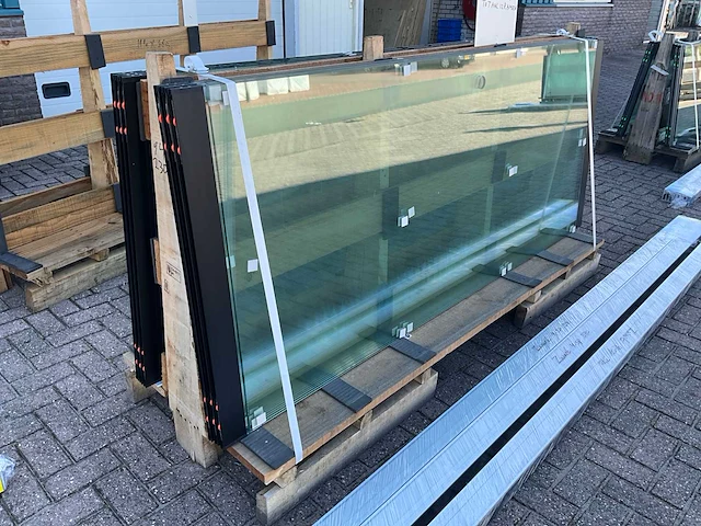 Set glaspanelen 94x230 helder (3x) - afbeelding 7 van  11