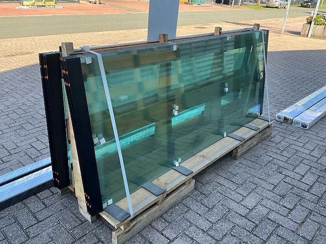 Set glaspanelen 94x230 helder (3x) - afbeelding 8 van  11