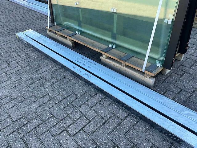 Set glaspanelen 94x230 helder (3x) - afbeelding 10 van  11
