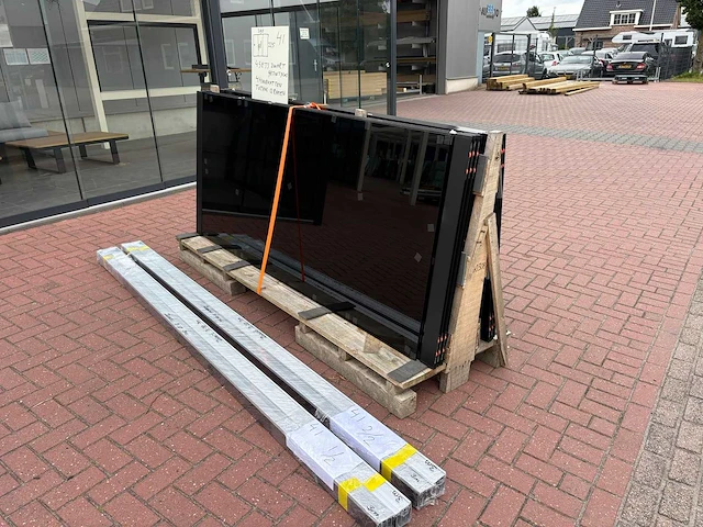 Set glaspanelen 98x225 getint (4x3) - afbeelding 4 van  10