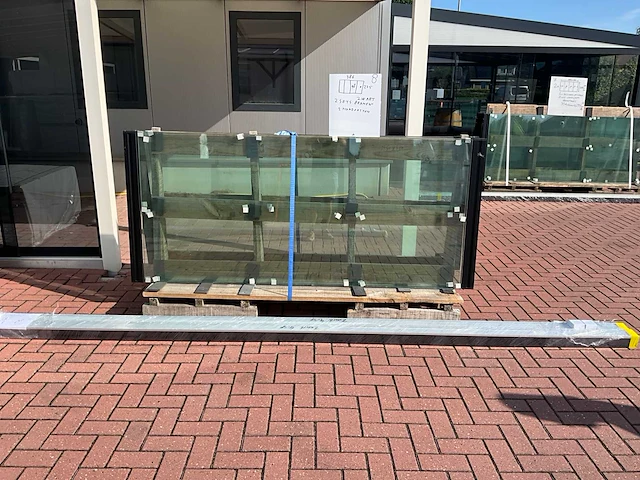 Set glaspanelen 98x225 helder (2x) - afbeelding 4 van  11