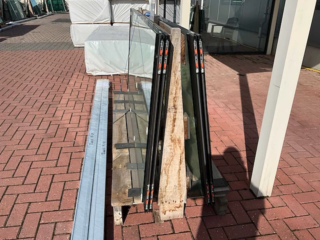 Set glaspanelen 98x225 helder (2x) - afbeelding 6 van  11