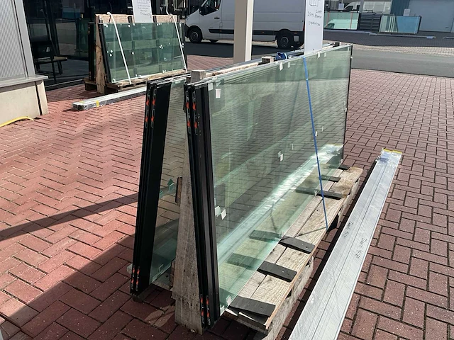 Set glaspanelen 98x225 helder (2x) - afbeelding 7 van  11