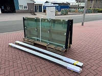 Set glaspanelen 98x225 helder (4x3) - afbeelding 4 van  10
