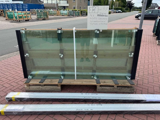 Set glaspanelen 98x225 helder (4x3) - afbeelding 6 van  10