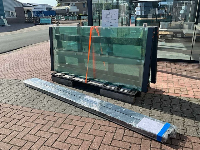 Set glaspanelen 98x225 helder (4x) - afbeelding 4 van  10