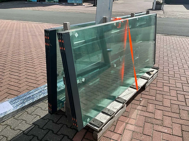 Set glaspanelen 98x225 helder (4x) - afbeelding 8 van  10
