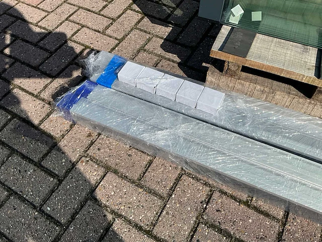 Set glaspanelen 98x230 helder (4x) - afbeelding 10 van  12