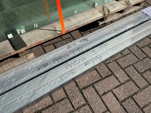 Set glaspanelen 98x230 helder (4x) - afbeelding 11 van  12