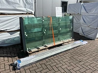 Set glaspanelen 98x230 helder (4x) - afbeelding 4 van  12