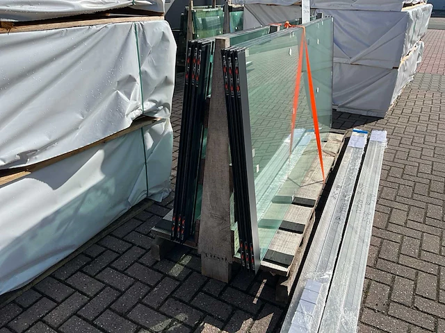 Set glaspanelen 98x230 helder (4x) - afbeelding 6 van  12