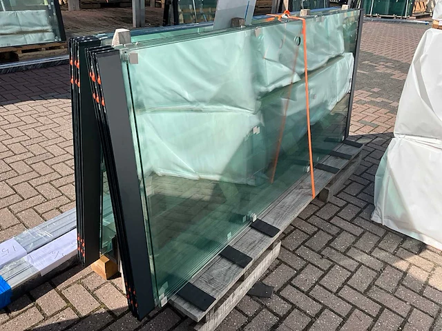 Set glaspanelen 98x230 helder (4x) - afbeelding 8 van  12