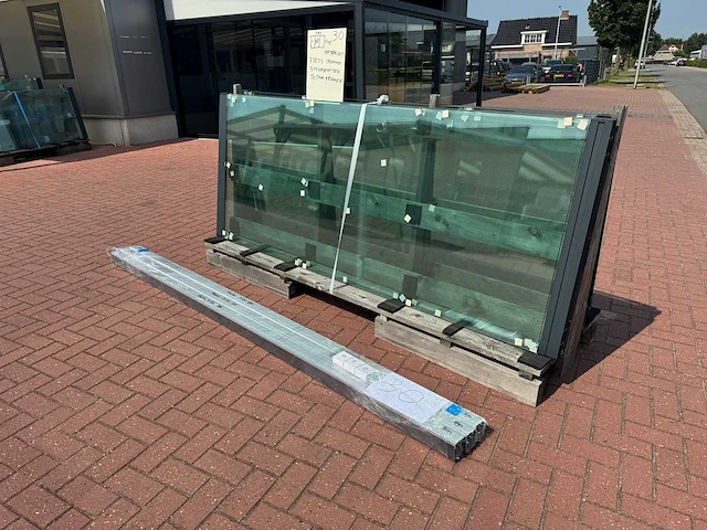 Set glaspanelen 98x245 helder (3x3) - afbeelding 3 van  9