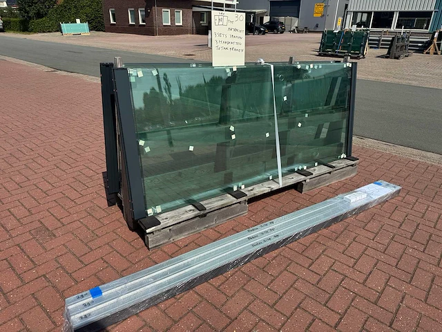 Set glaspanelen 98x245 helder (3x3) - afbeelding 6 van  9