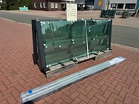 Set glaspanelen 98x245 helder (3x3) - afbeelding 6 van  9