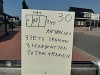 Set glaspanelen 98x245 helder (3x3) - afbeelding 7 van  9
