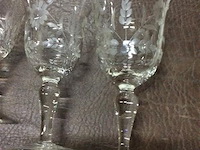 Set glazen ( geciseleerd) - afbeelding 4 van  5
