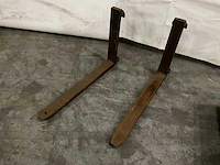 Set heftruck lepels lengte 100cm, vorkenbord 51,5cm - afbeelding 1 van  4