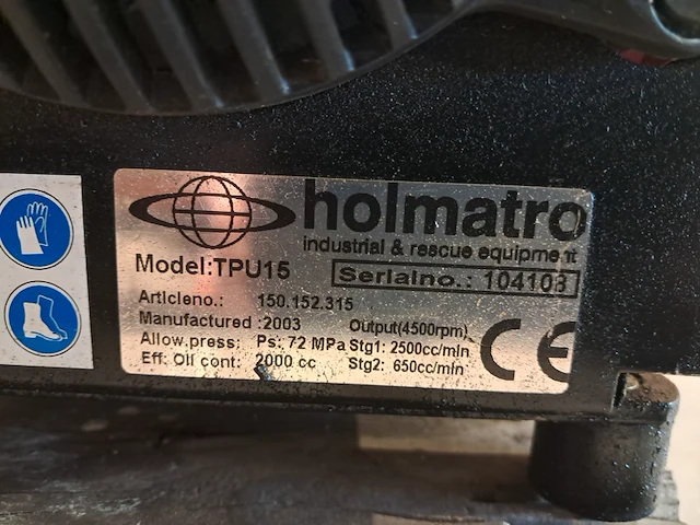 Set hydraulisch redgereedschap, holmatro - afbeelding 16 van  19