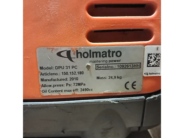 Set hydraulisch redgereedschap, holmatro - afbeelding 3 van  24