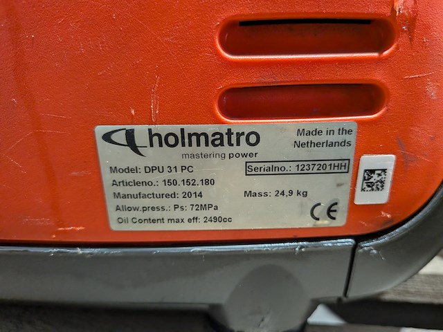 Set hydraulisch redgereedschap, holmatro - afbeelding 10 van  13