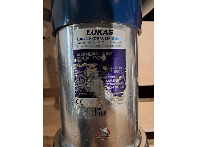 Set hydraulisch redgereedschap lukas - afbeelding 14 van  24