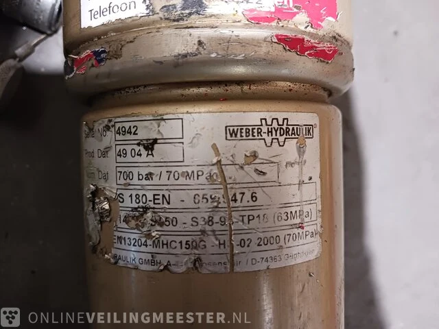 Set hydraulisch redgereedschap weber - afbeelding 11 van  20