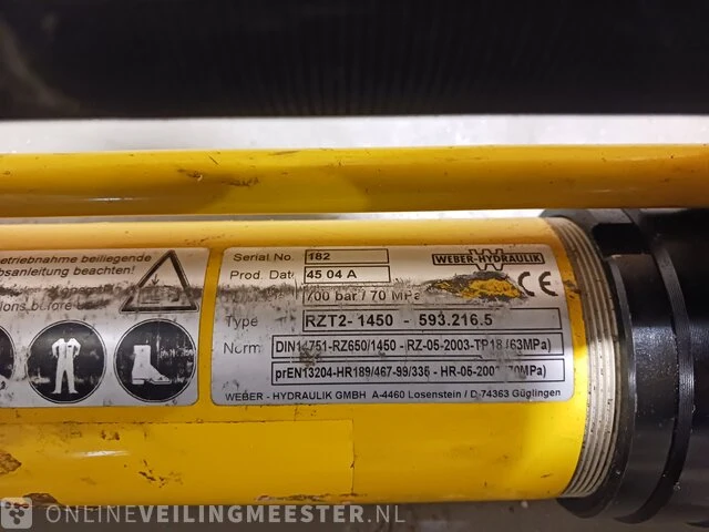 Set hydraulisch redgereedschap weber - afbeelding 6 van  23