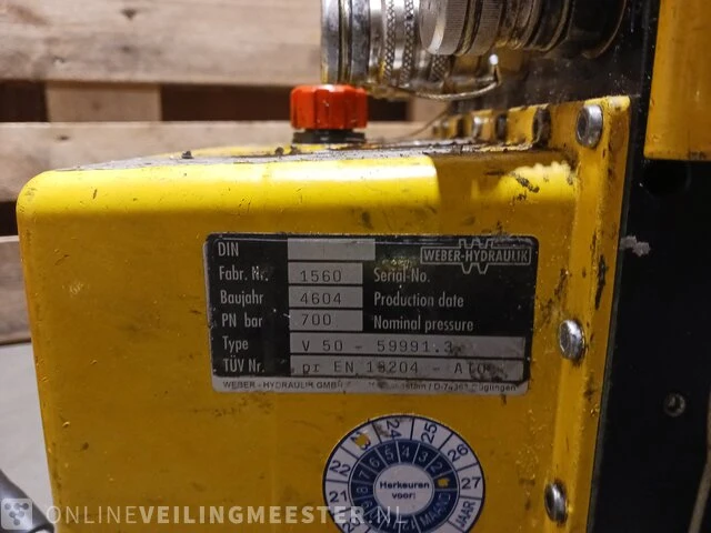 Set hydraulisch redgereedschap weber - afbeelding 20 van  23
