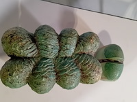 Set keramische kunstwerken, t. manche, doorsnede landschap - afbeelding 5 van  8