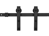 Set met rails voor schuifdeuren/ophangset - afbeelding 1 van  5