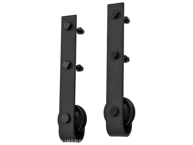 Set met rails voor schuifdeuren/ophangset - afbeelding 2 van  5