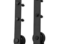Set met rails voor schuifdeuren/ophangset - afbeelding 2 van  5