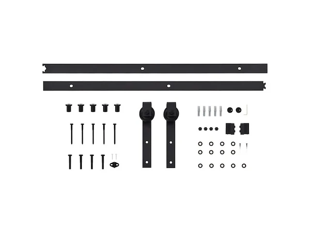 Set met rails voor schuifdeuren/ophangset - afbeelding 3 van  5
