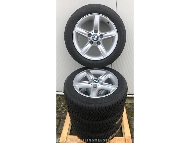 Set originele lichtmetalen velgen bmw 116 - afbeelding 1 van  6