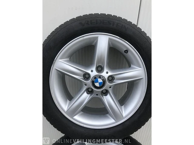 Set originele lichtmetalen velgen bmw 116 - afbeelding 3 van  6