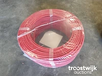 Set solarkabel 25 meter rode + 25 meter zwarte 6mm2 + dc stekkers 4x man en 4x vrouw - afbeelding 2 van  6