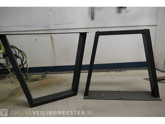 Set tafelpoten mat zwart - afbeelding 1 van  5