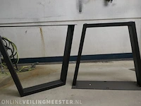 Set tafelpoten mat zwart - afbeelding 1 van  5