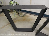 Set tafelpoten mat zwart - afbeelding 5 van  5