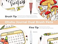 Set v 120 kleuren dubbel tip fineliner+marker - afbeelding 2 van  3