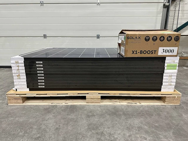 Set van 11 zonnepanelen (280 wp) met solax 3.0k omvormer - afbeelding 1 van  7