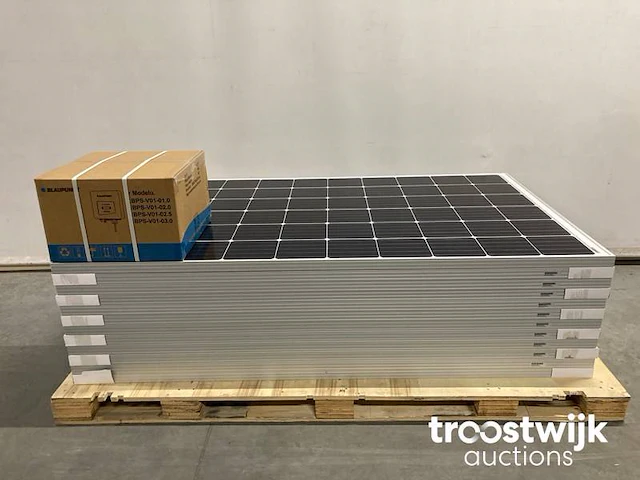 Set van 12 astronergy glas-glas zonnepanelen (310 wp) en 1 blaupunkt bps-v01-3.0 omvormer - afbeelding 1 van  9